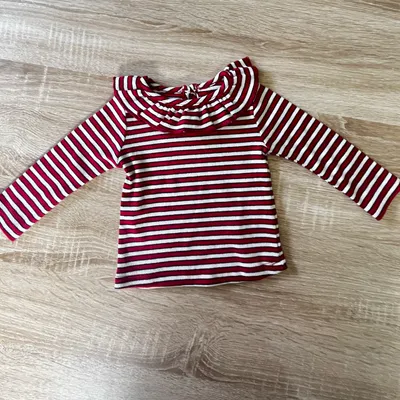 Haut à rayures rouges et blanches - CikoBy